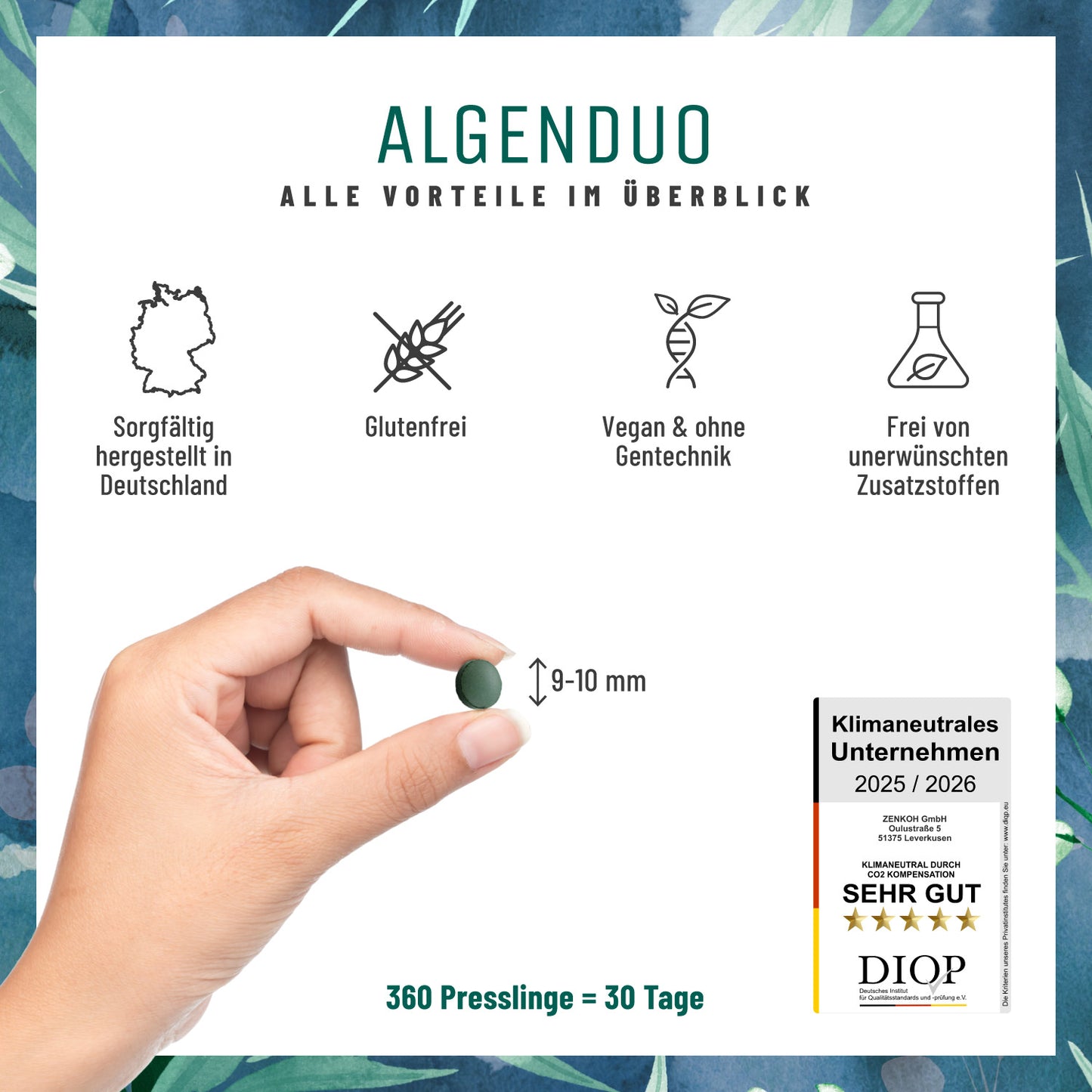 Algenduo Bio-Chlorella-und-Spirulina Alle-Vorteile