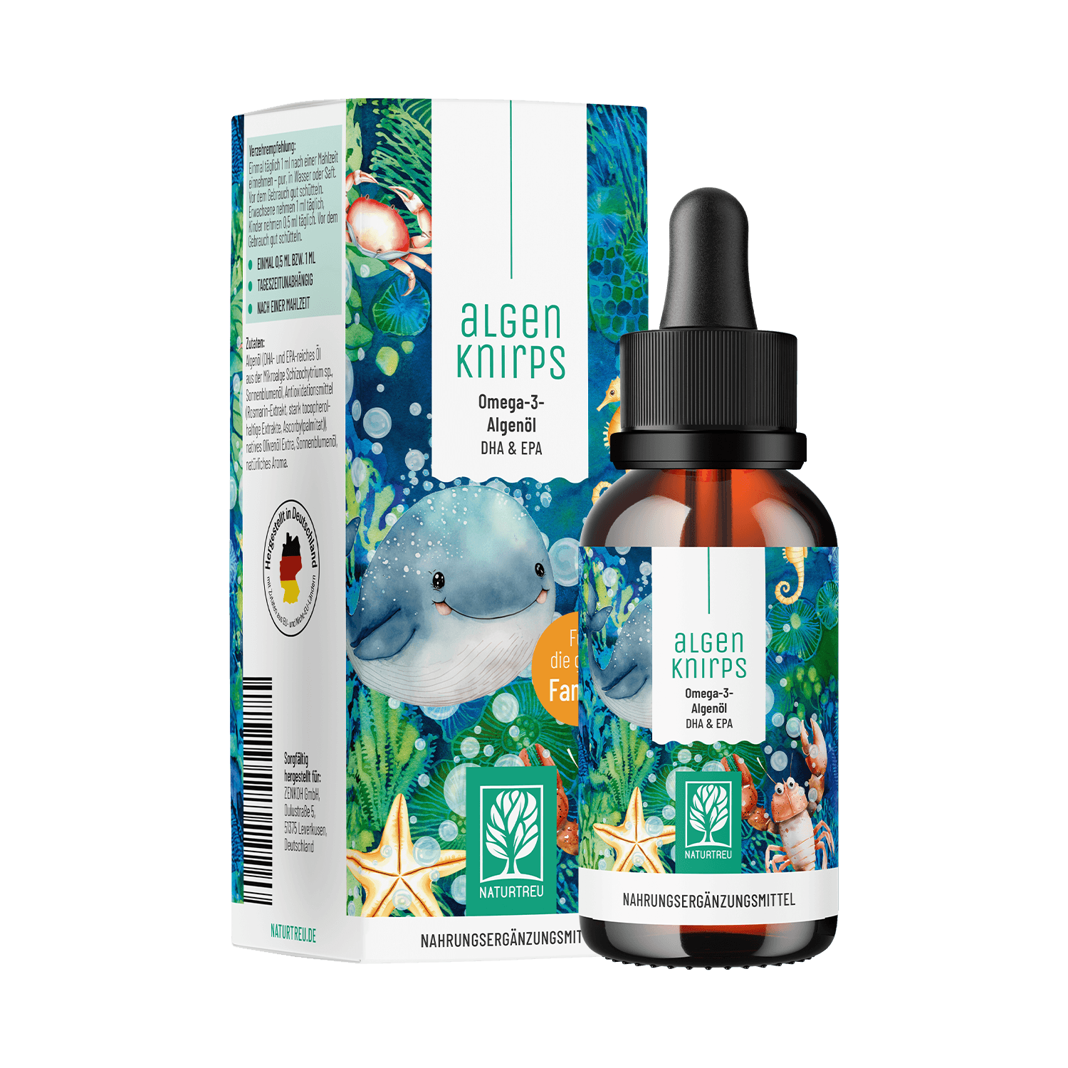 Algenknirps · Omega 3 für Kinder von NATURTREU