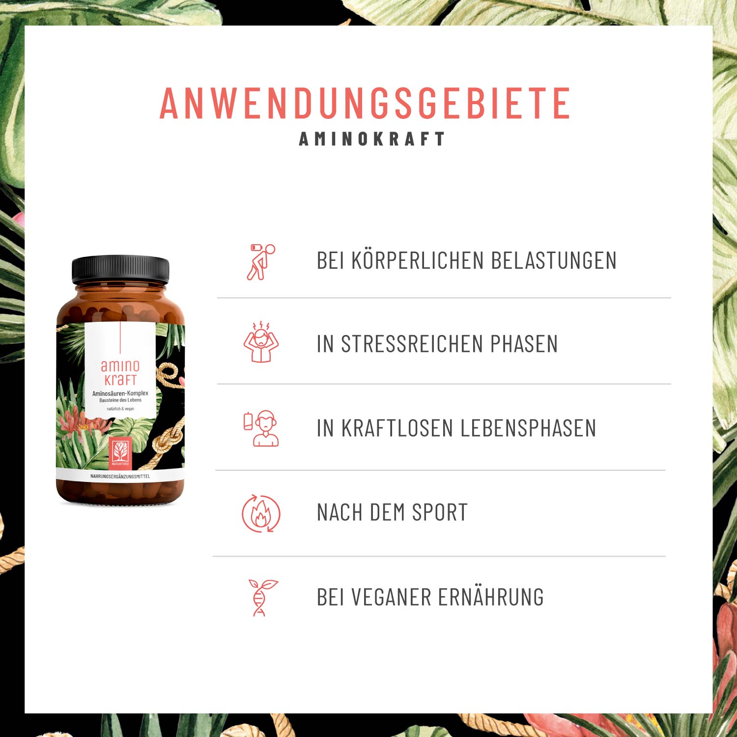 Aminokraft Aminosäuren Komplex Anwendungsgebiete