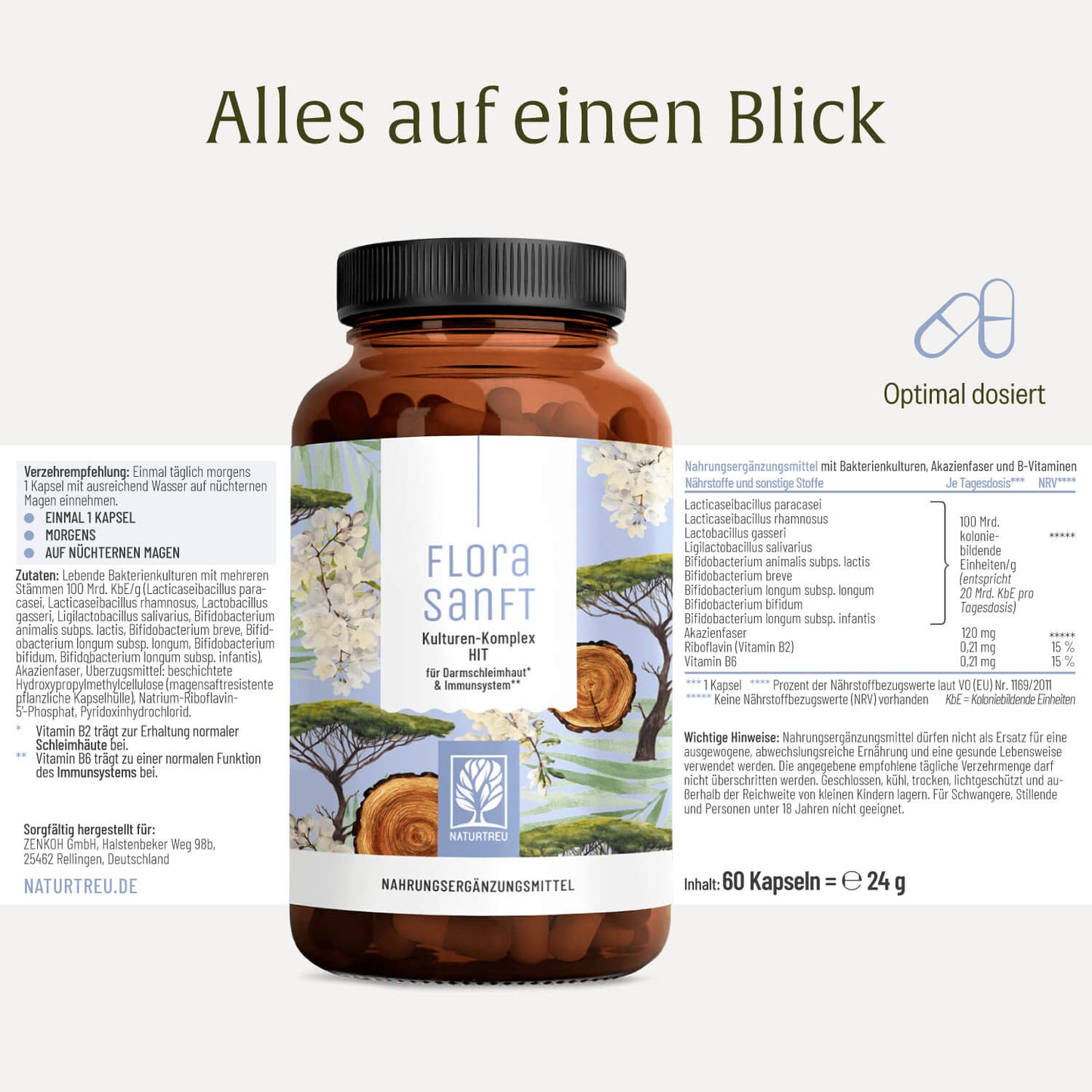 Florasanft Kulturen-Komplex Etikett 01