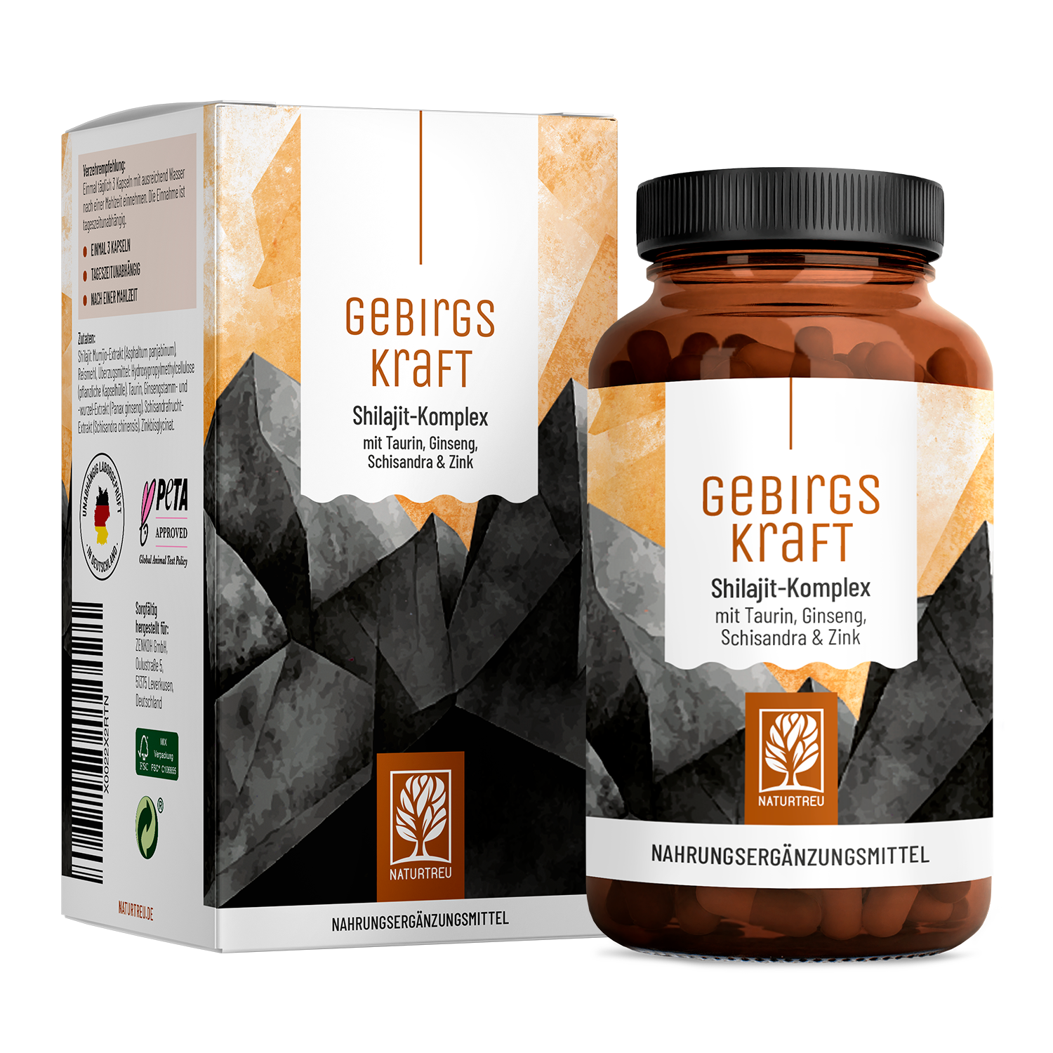 Gebirgskraft Shilajit-Komplex Titelbild