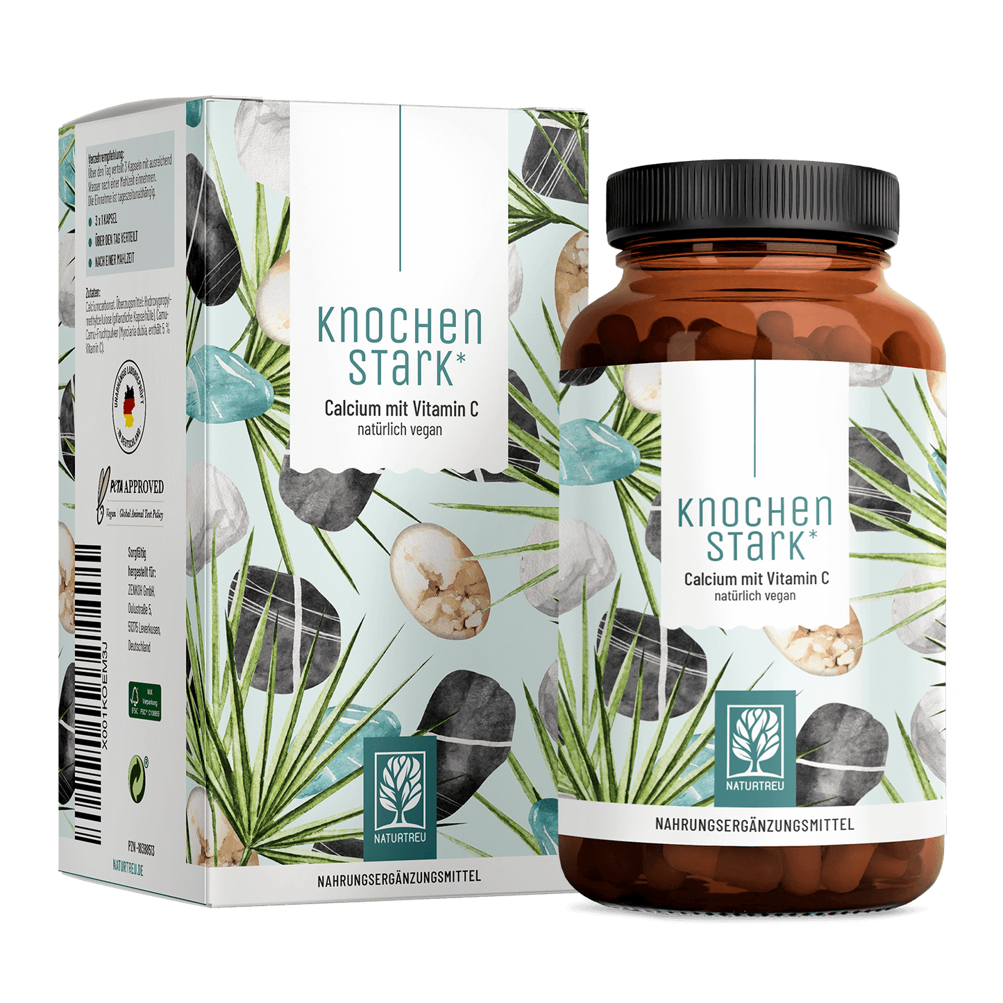 Knochenstark Calcium Vitamin C Titelbild