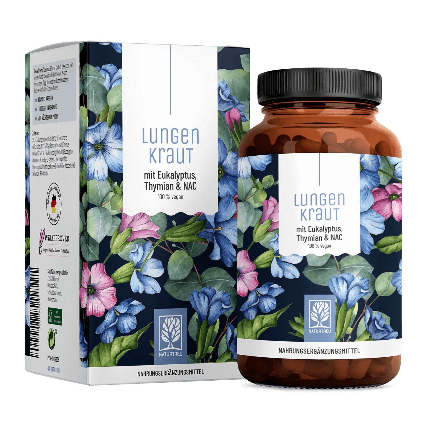 Lungenkraut Eukalyptus Thymian NAC Titelbild