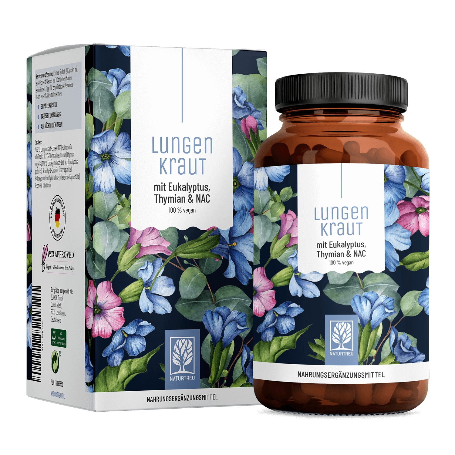 Lungenkraut Eukalyptus Thymian NAC Titelbild