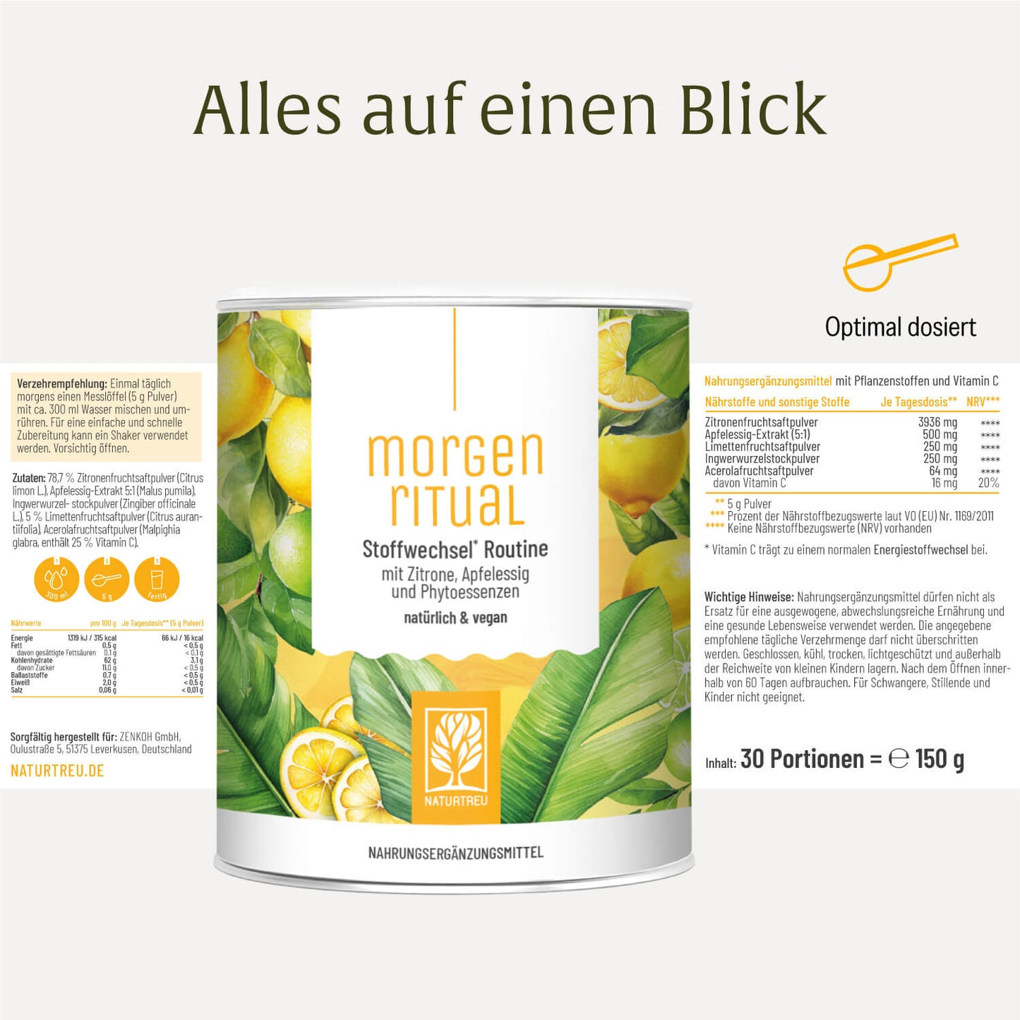 Morgenritual Stoffwechsel-Routine Etikett 01