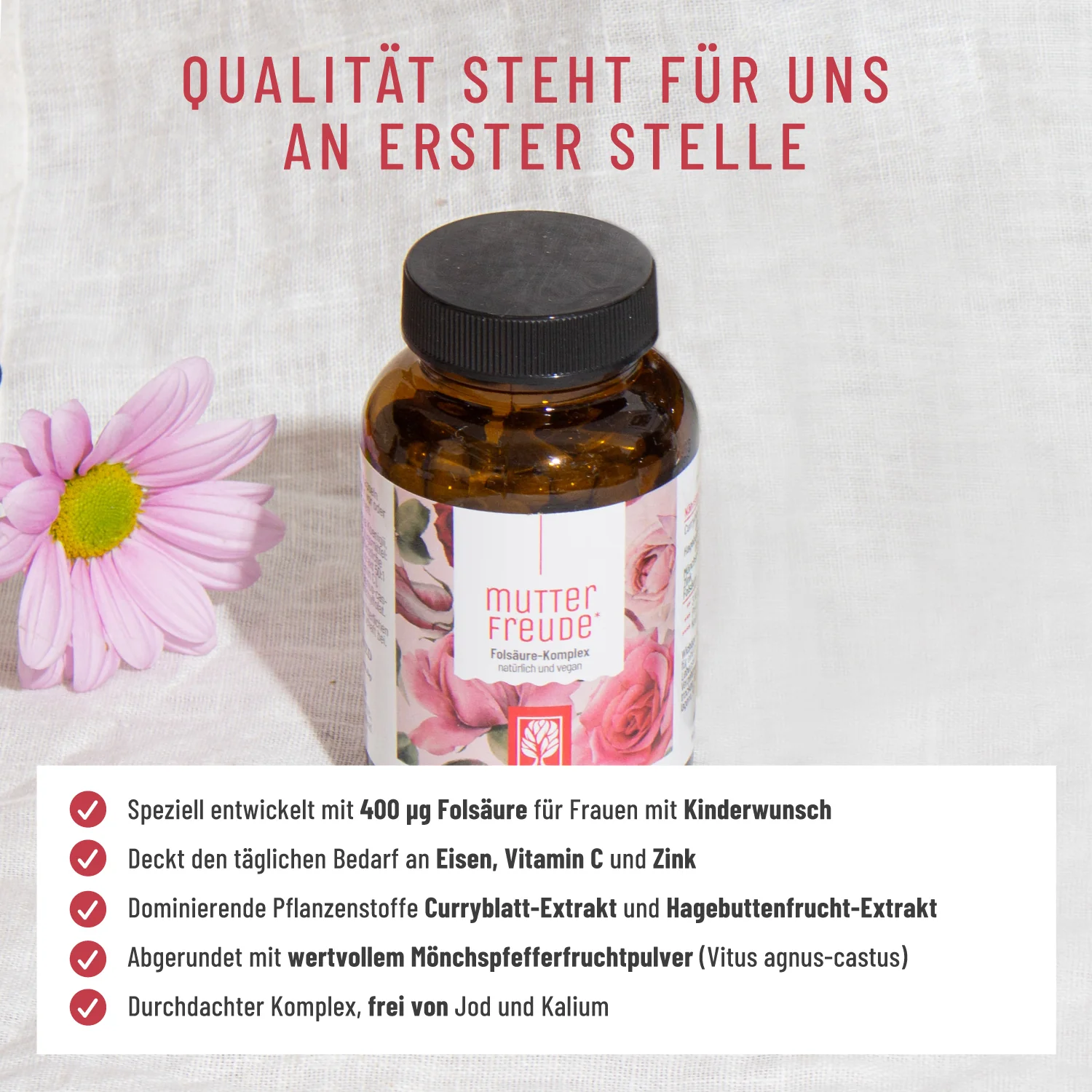 mutterfreude folsaeure-komplex Qualität