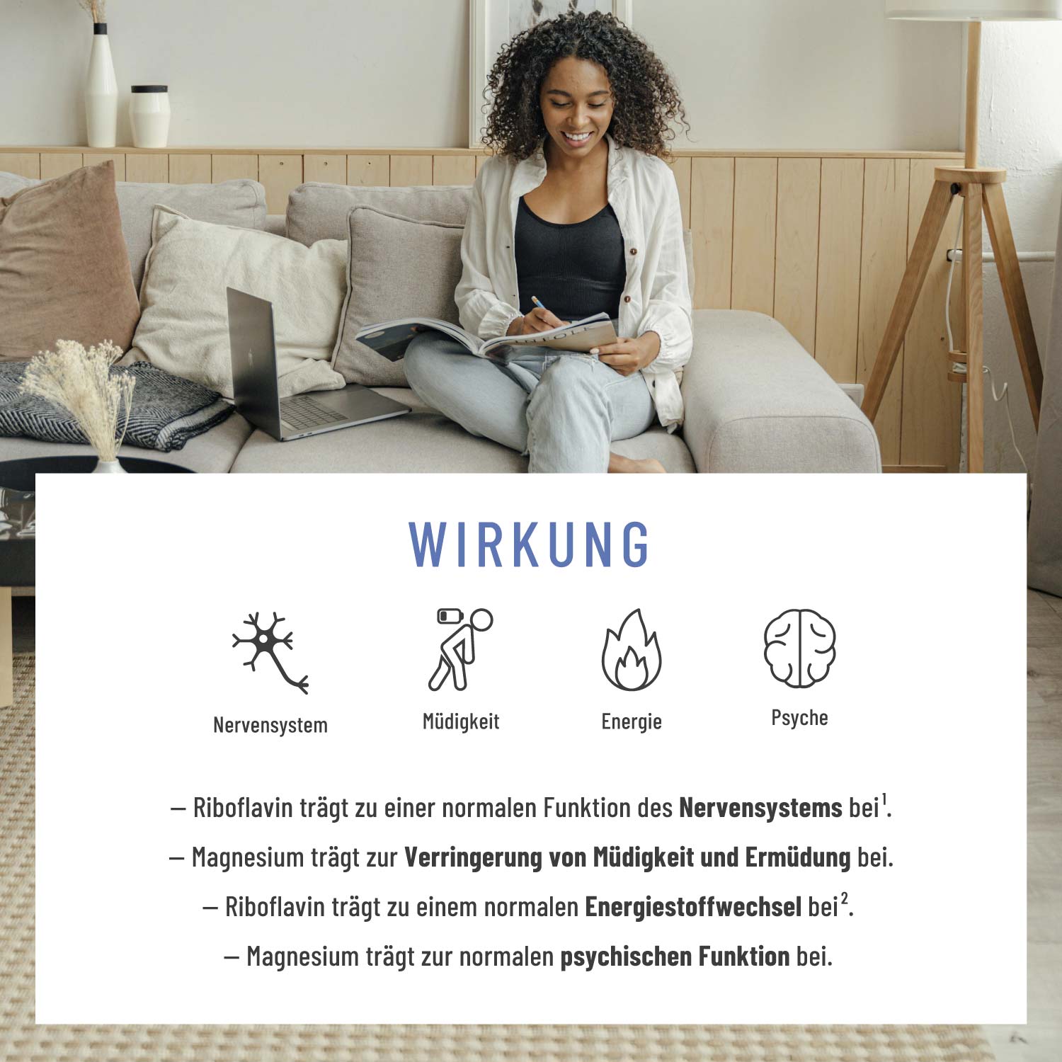 Nebellicht Mutterkraut-Magnesium-Ingwer-q10-vitaminb2-komplex Moodbild Wirkung