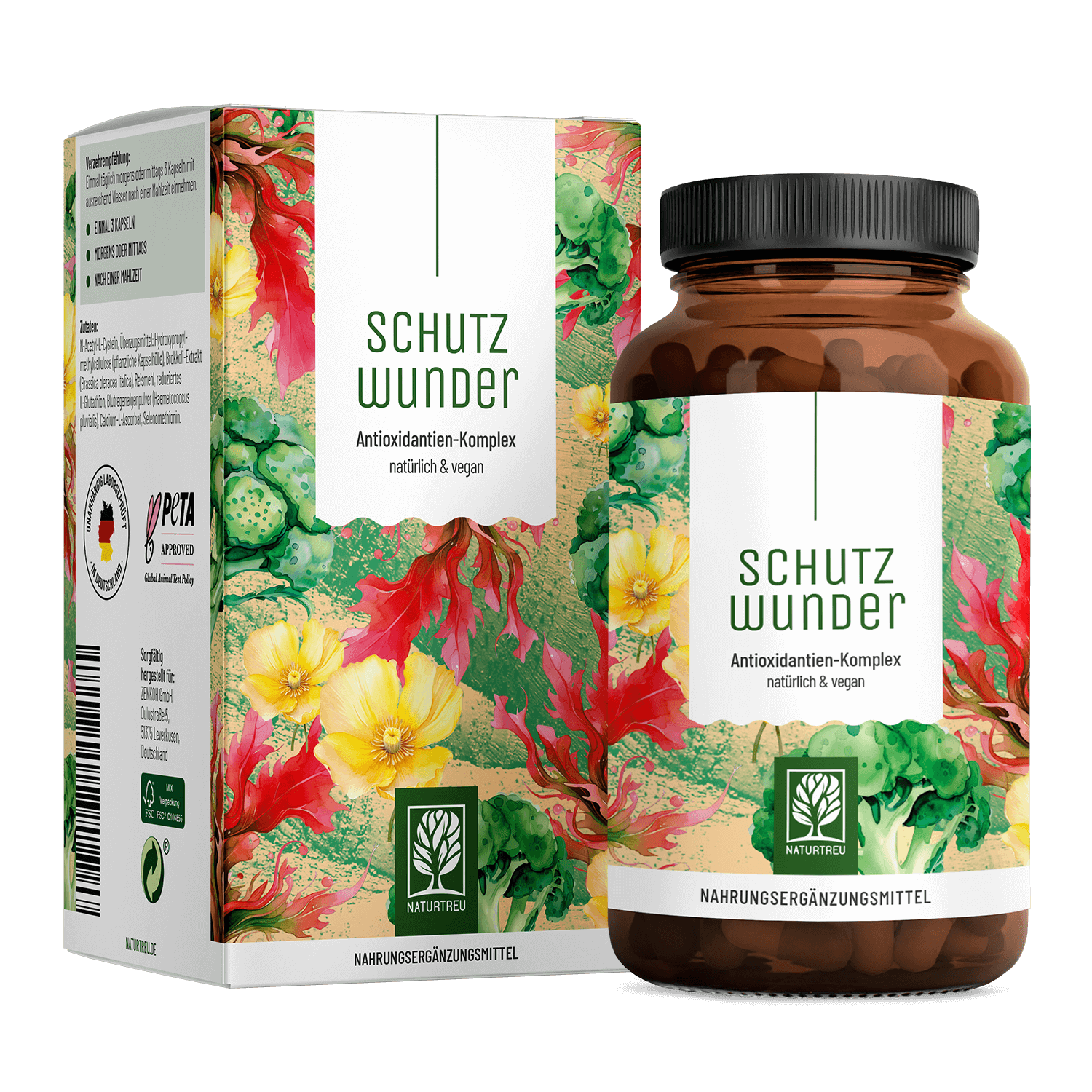 künstliche antioxidantien Schutzwunder · Antioxidantien Komplex von NATURTREU