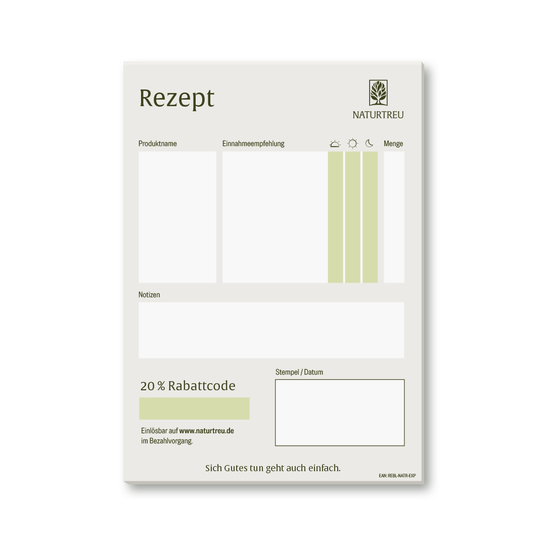 Starterkit Rezeptblock