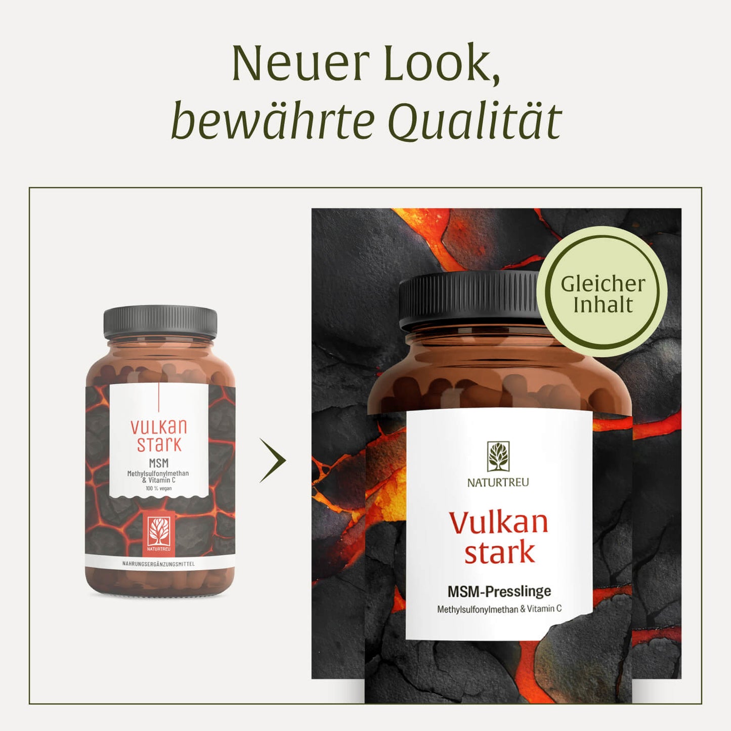 Vulkanstark: MSM-Komplex mit Vitamin C