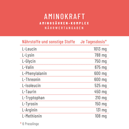 Aminokraft: Aminosäuren-Komplex