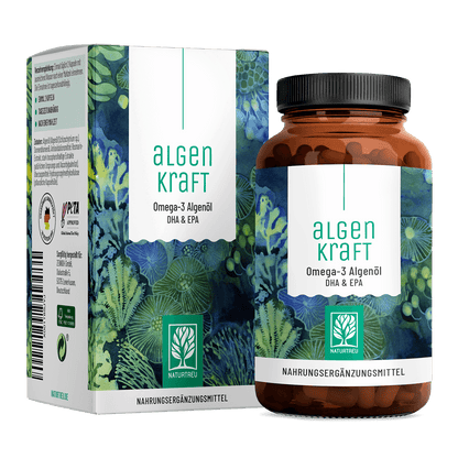 Algenkraft Omega3 Algenoel DHA EPA Titelbild 