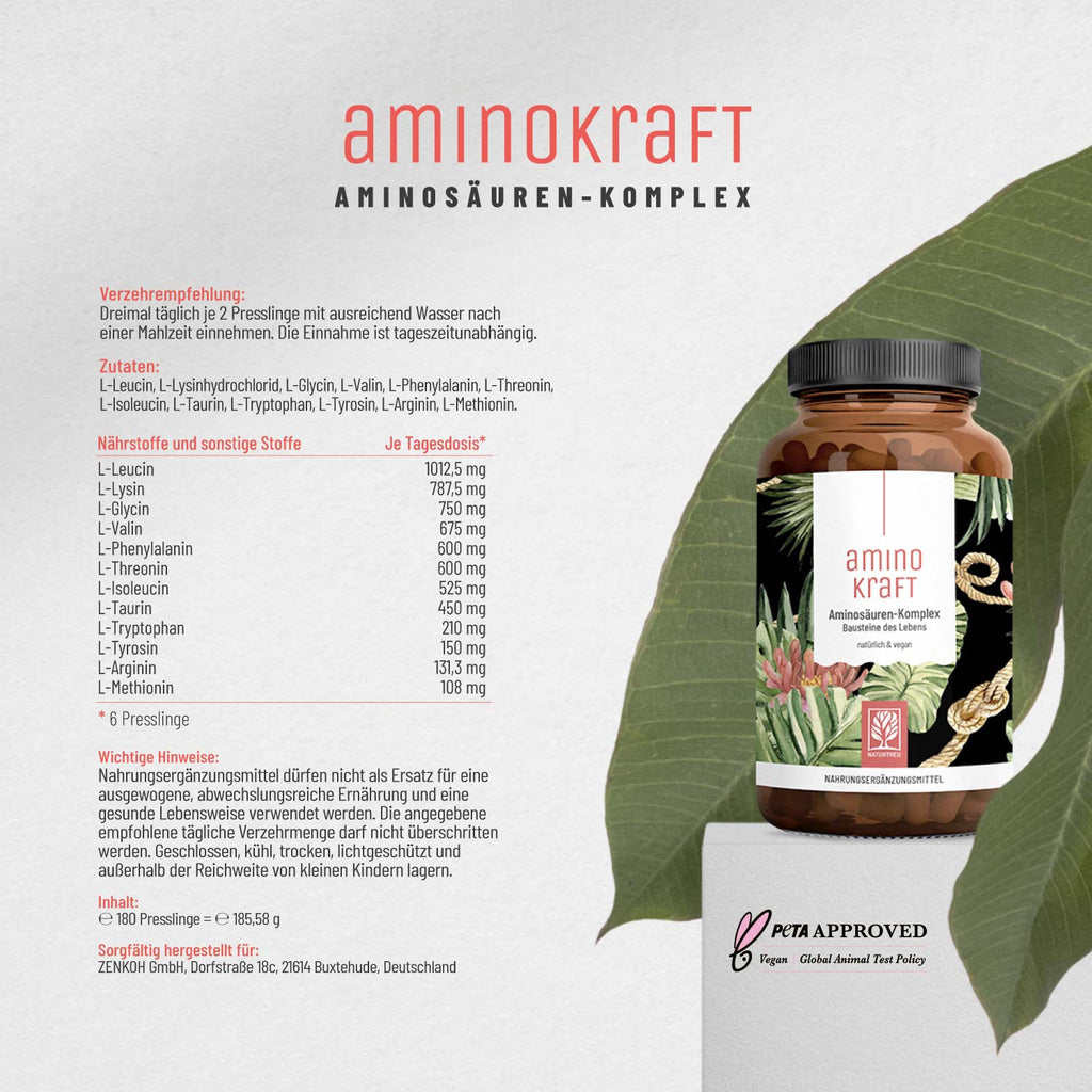 Aminokraft Aminosäuren-Komplex Etikett