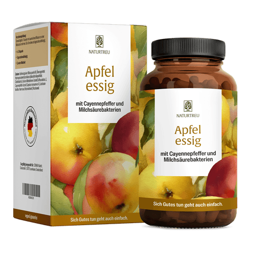 Apfelessig Kapseln mit Cayennepfeffer & Milchsäurebakterien