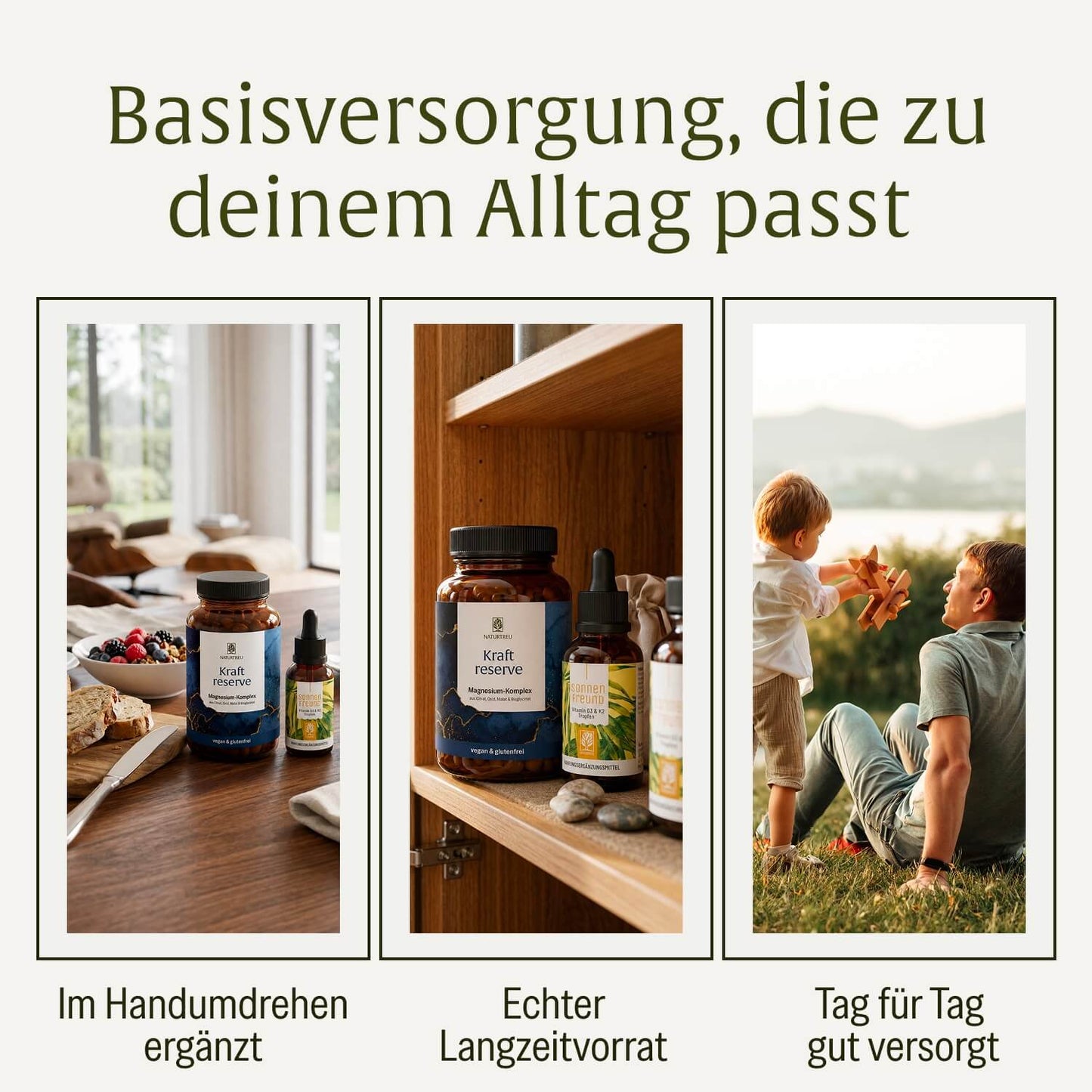 Basisversorgung Sparpaket: Kraftreserve & Sonnenfreund