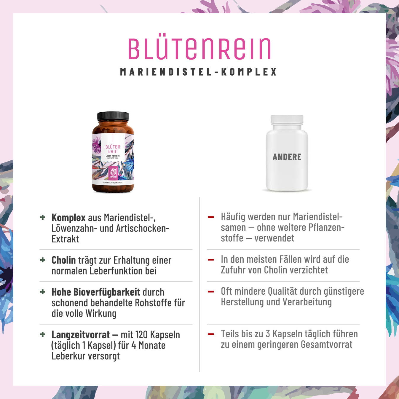 blütenrein leber komplex mit mariendistel