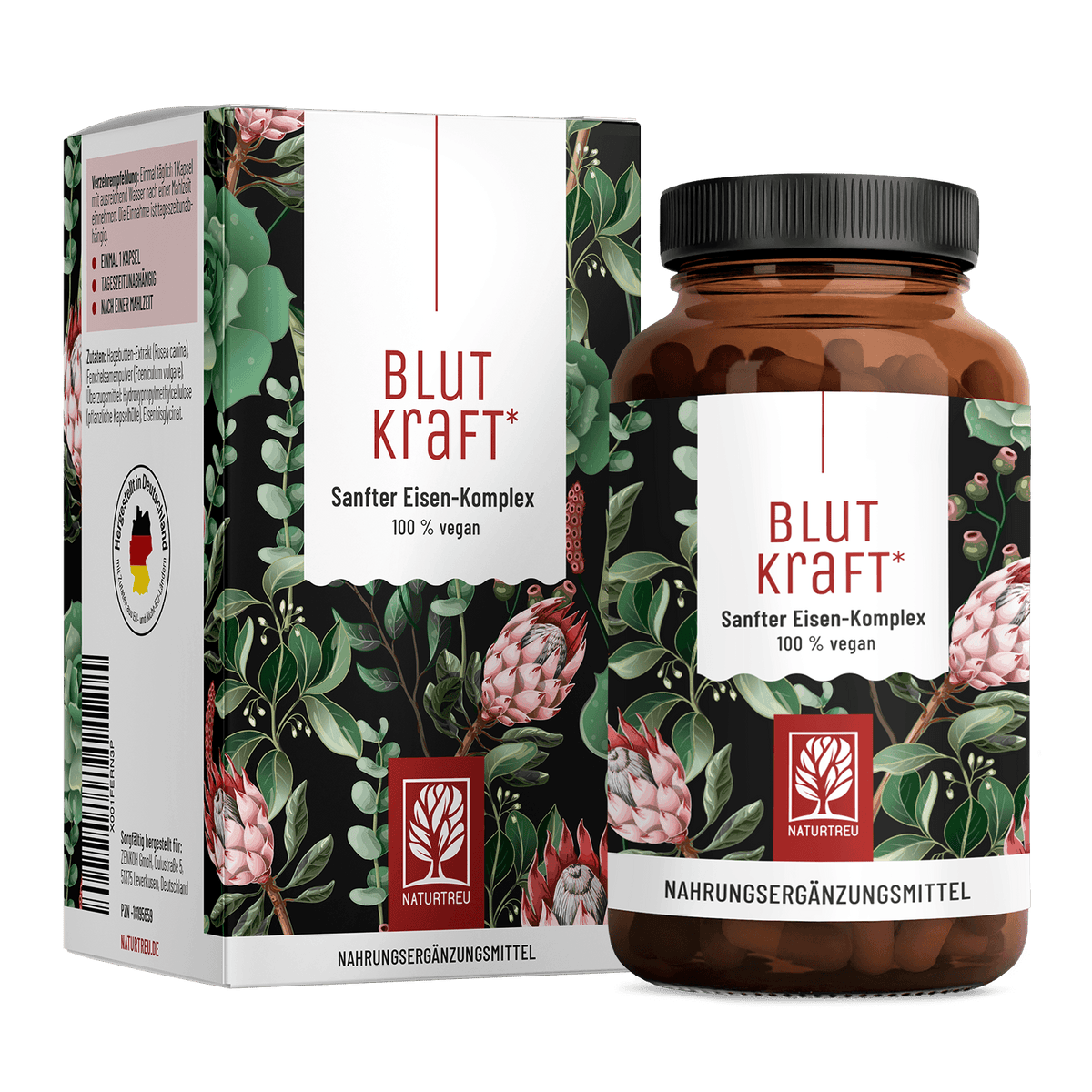 Blutkraft: Eisen-Komplex mit Fenchel & Cofaktoren - 1 Dose Blutkraft (die meisten Kunden kaufen 2 Dosen)