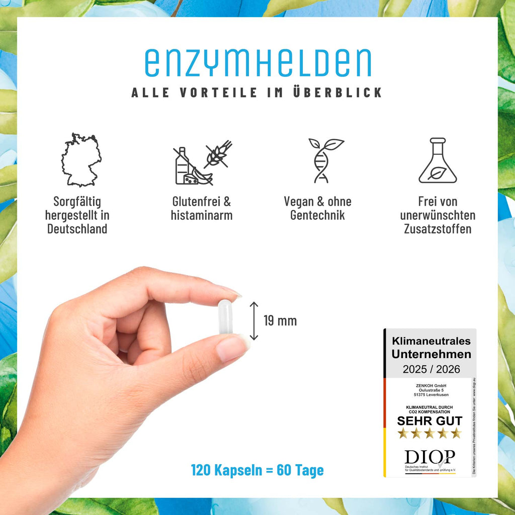 Enzymhelden Enzym-Komplex Alle Vorteile im Ueberblick
