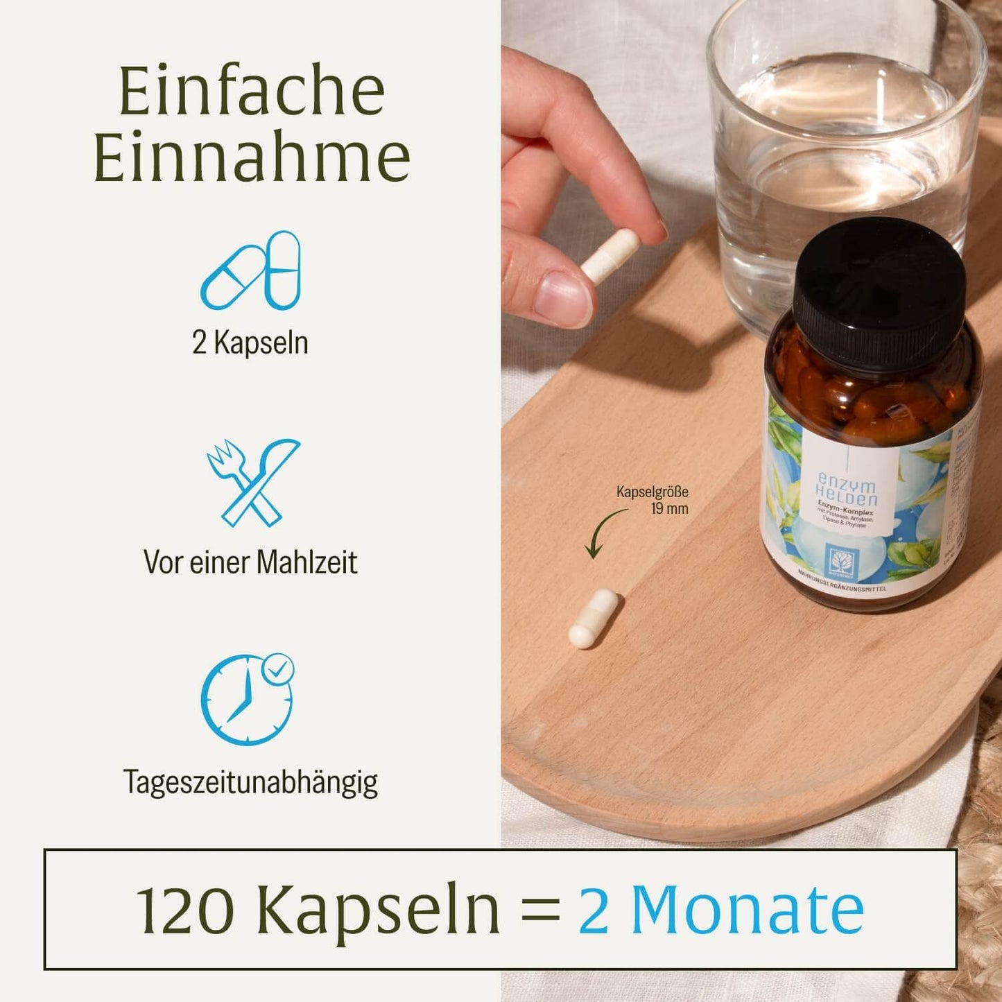 Enzymhelden: Enzym-Komplex mit Protease, Amylase, Lipase & Phytase
