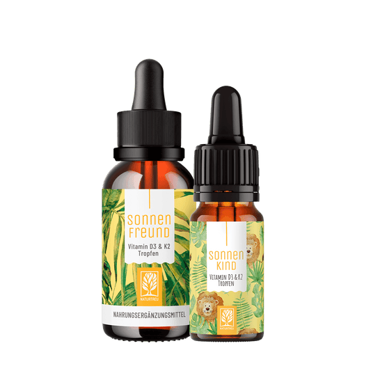 Familienstrahlen-Paket: Vitamin D3 & K2 für Groß und Klein