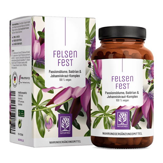 Felsenfest Passionsblume-Baldrian-Johanniskraut-Komplex Titelbild