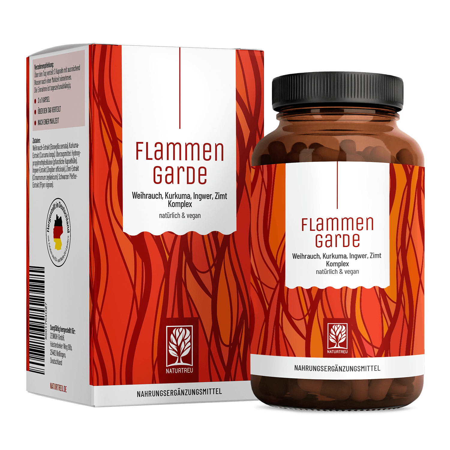Flammengarde — Weihrauch-Kurkuma-Komplex (NATURTREU)