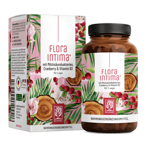 Floraintima Milchsaeurebakterien cranberry vitaminb3 