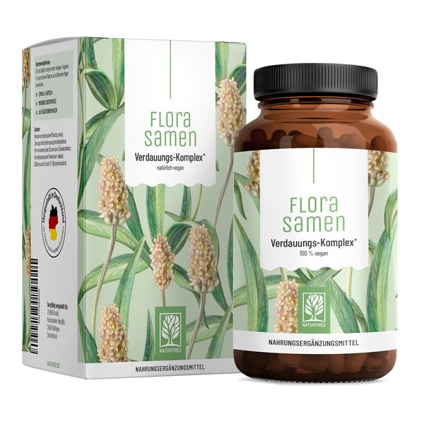 Florasamen · Flohsamenschalen Kapseln von NATURTREU