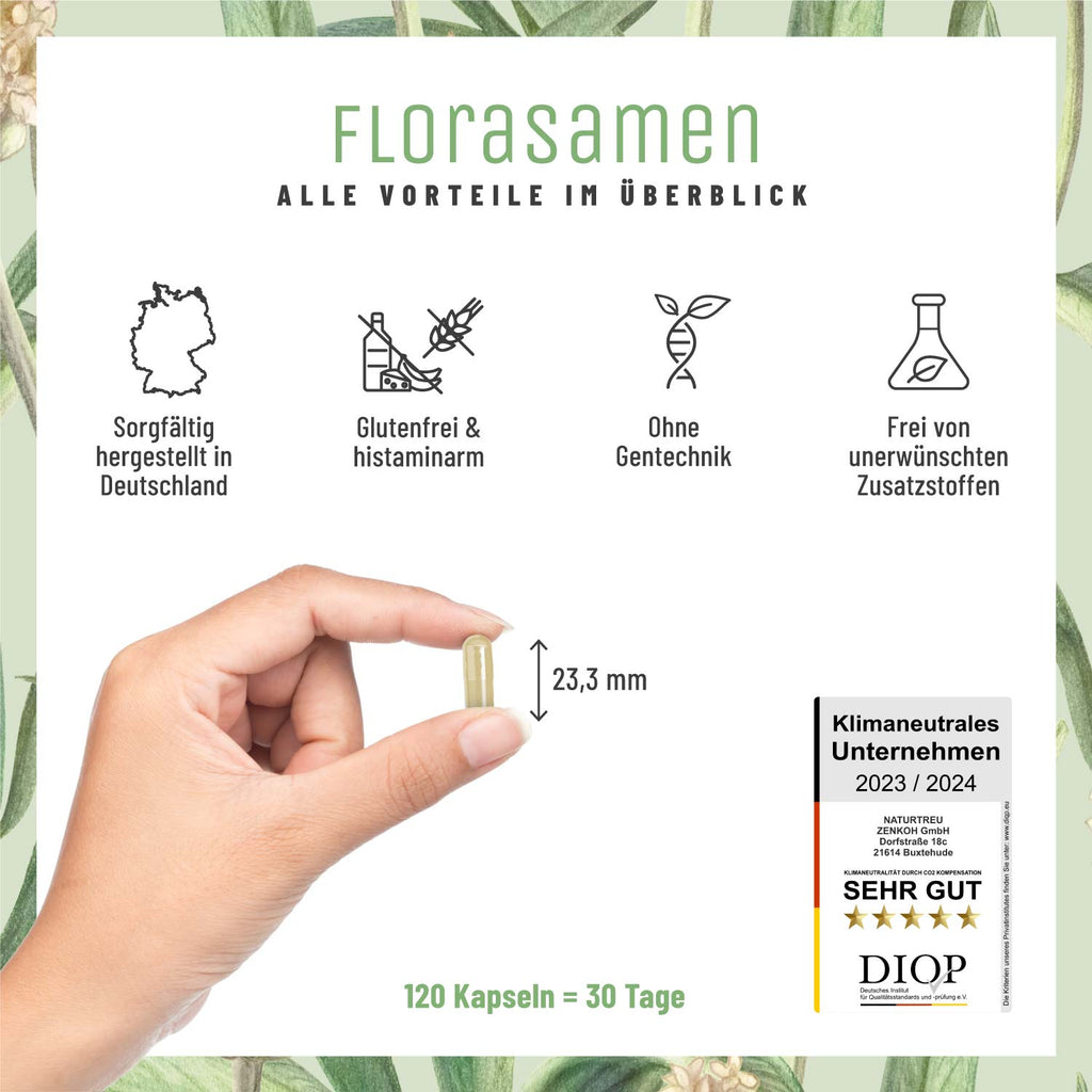 Florasamen Verdauungs Komplex Alle Vorteile 