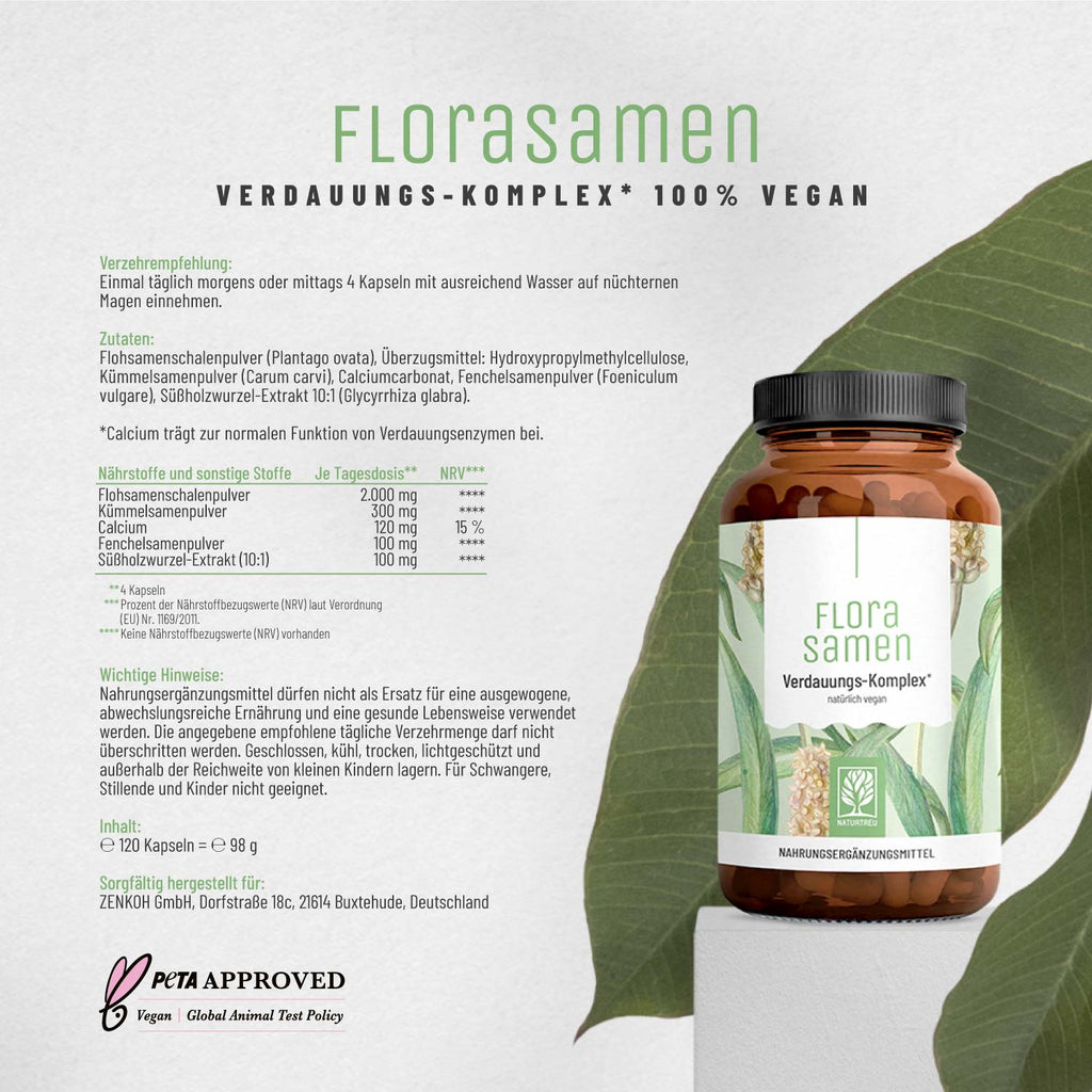 Florasamen Verdauungs Komplex Etikett01 