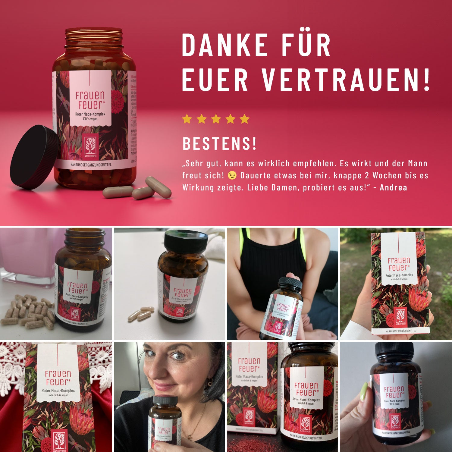Frauenfeuer Roter Maca-Komplex Erfahrungen