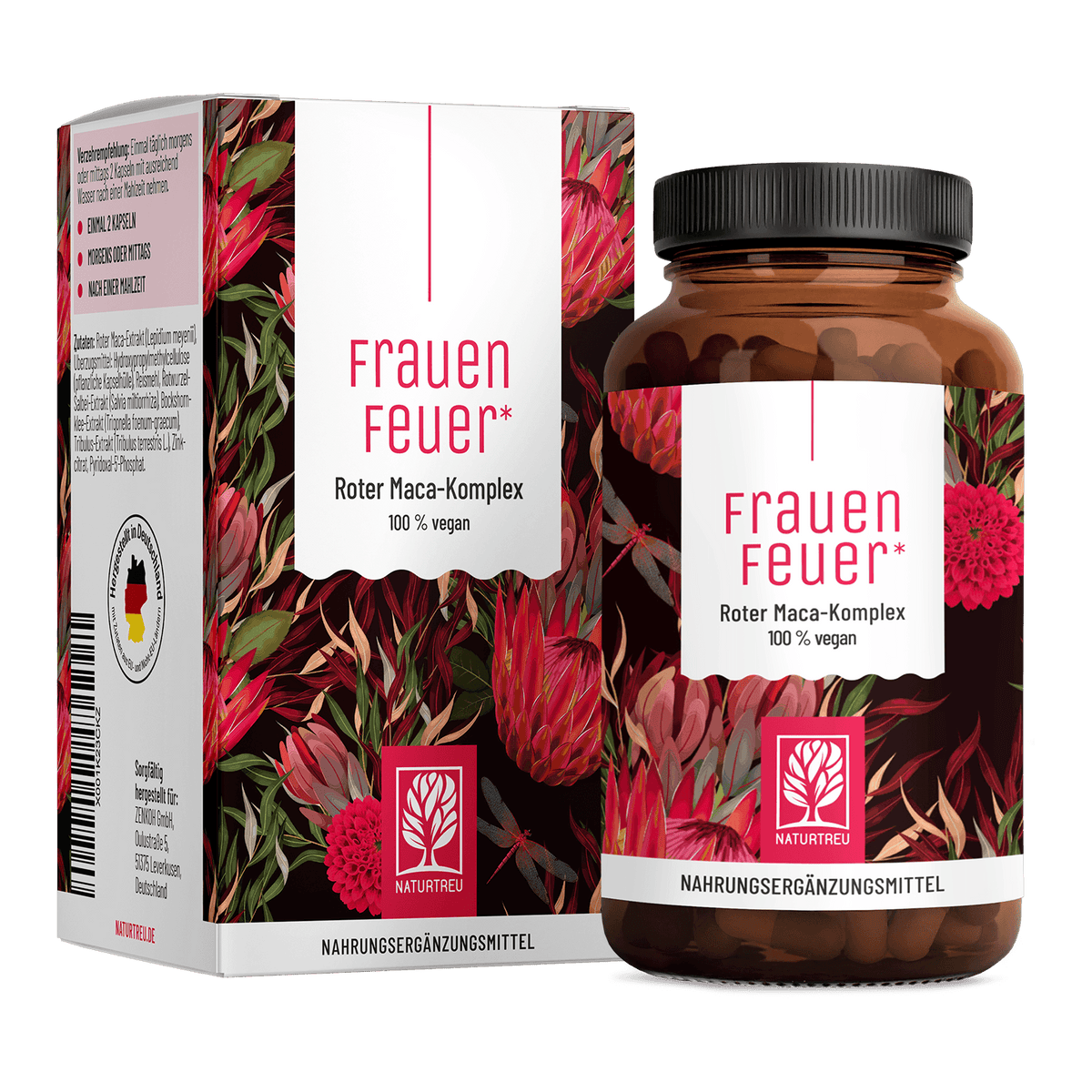 Frauenfeuer: Roter Maca-Komplex - 1 Dose Frauenfeuer (die meisten Kunden kaufen 2 Dosen)