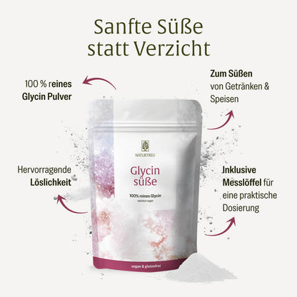 Glycinsüße: Sanfter Zucker- und Süßstoffersatz mit Glycin