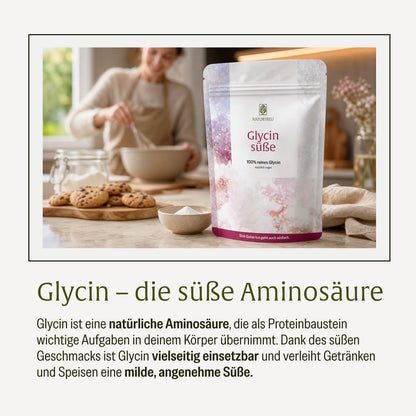 Glycinsüße: Sanfter Zucker- und Süßstoffersatz mit Glycin