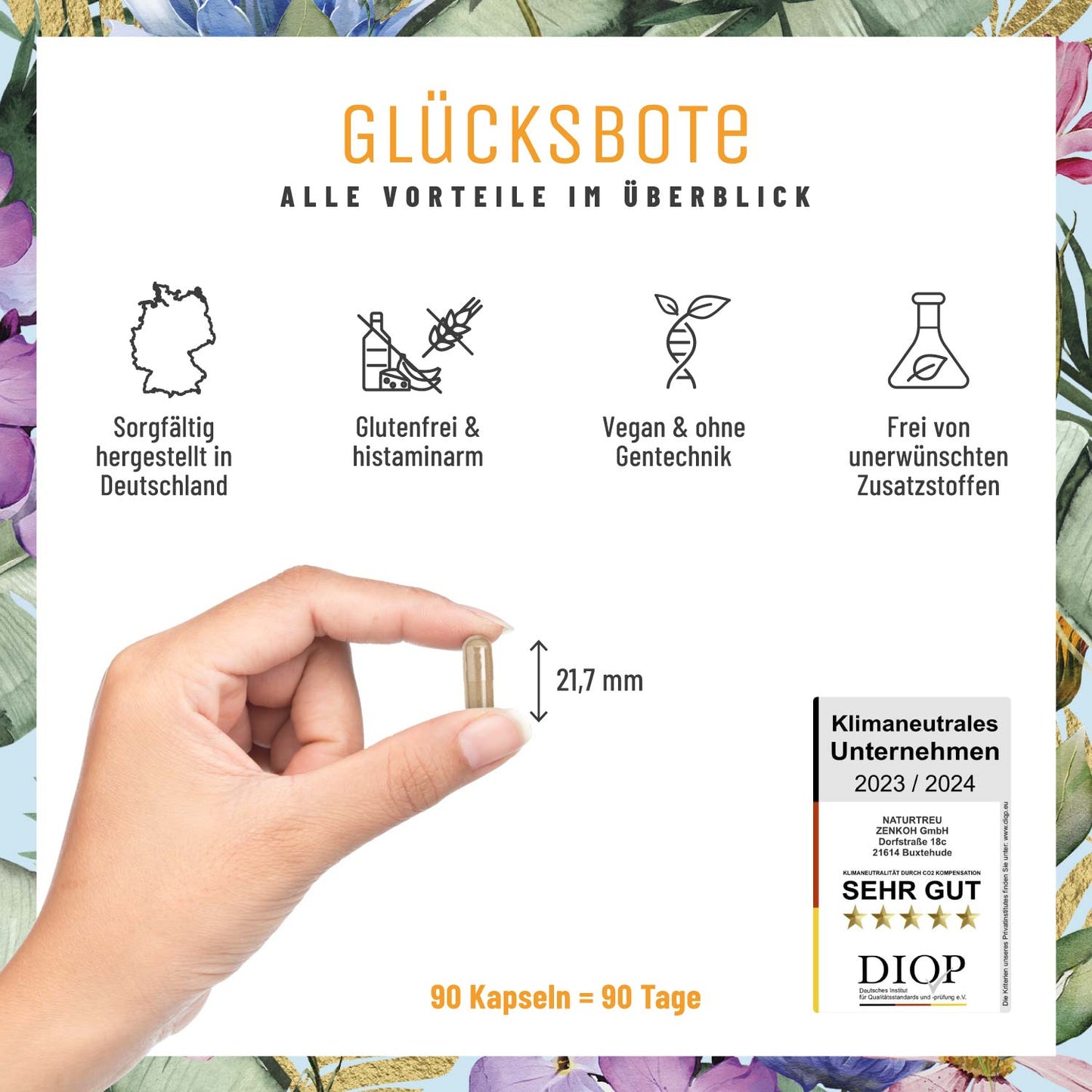 Gluecksbote 5-HTP aus Griffonia Alle Vorteile