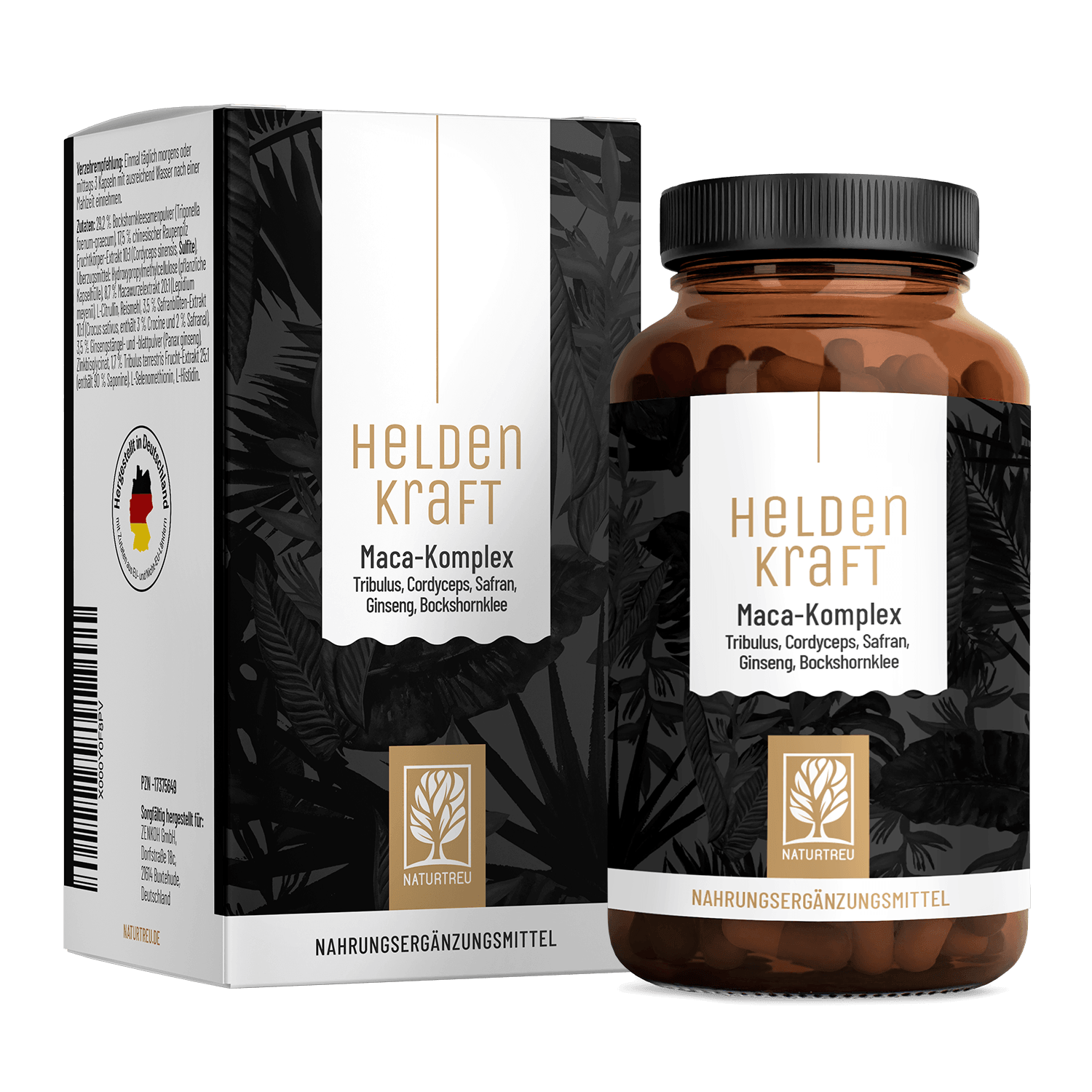 Heldenkraft — Maca-Komplex mit Tribulus & Zink (NATURTREU)