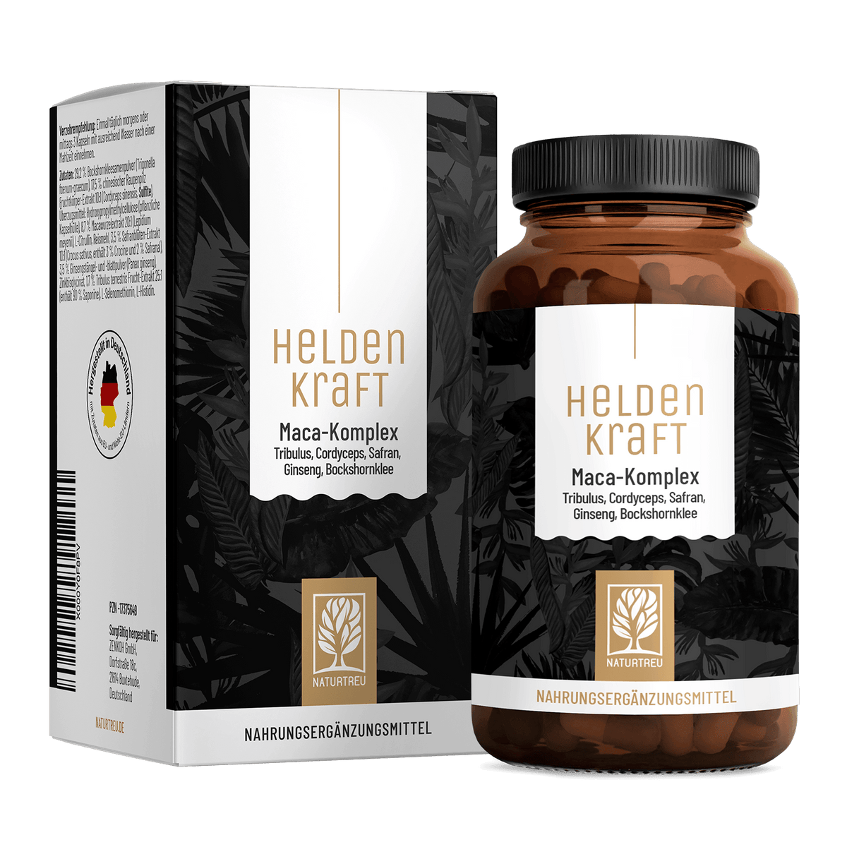 Heldenkraft: Maca-Komplex mit Tribulus - 1 Dose Heldenkraft (die meisten Kunden kaufen 2 Dosen)