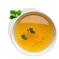 500 ml Knochenbrühe (14 freie Aminosäuren)