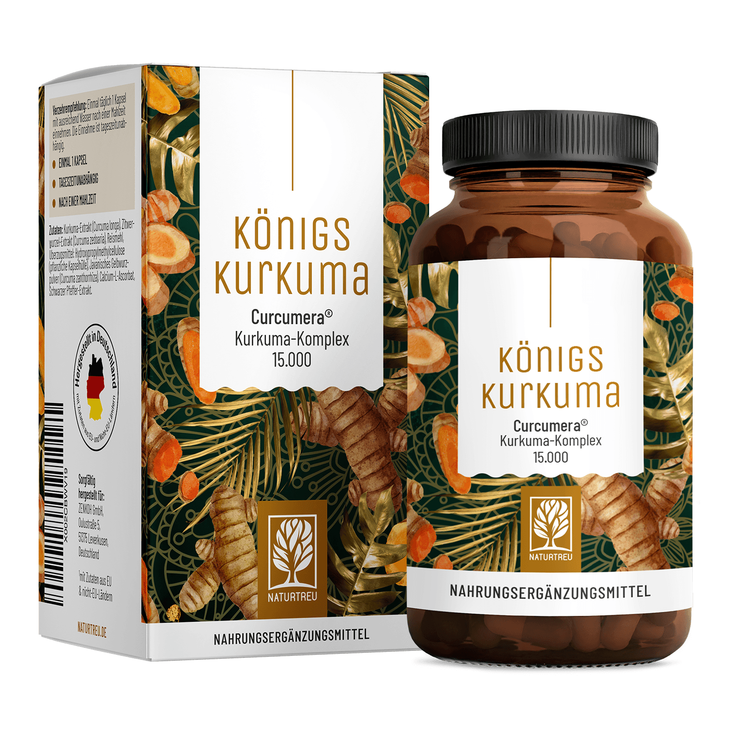 NATURTREU Königskurkuma · Curcumera® Premium Komposition