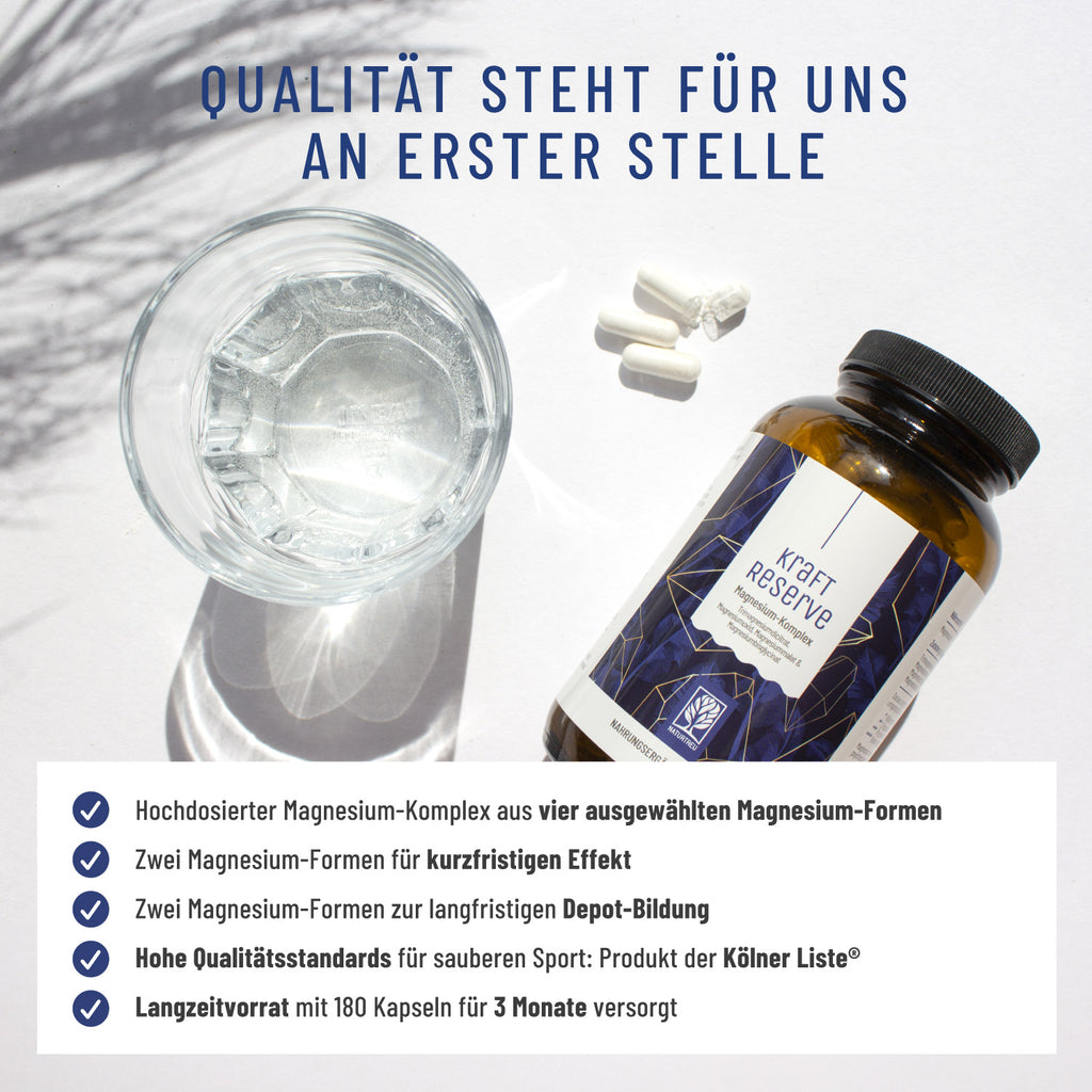 Kraftreserve Magnesium-Komplex Qualität