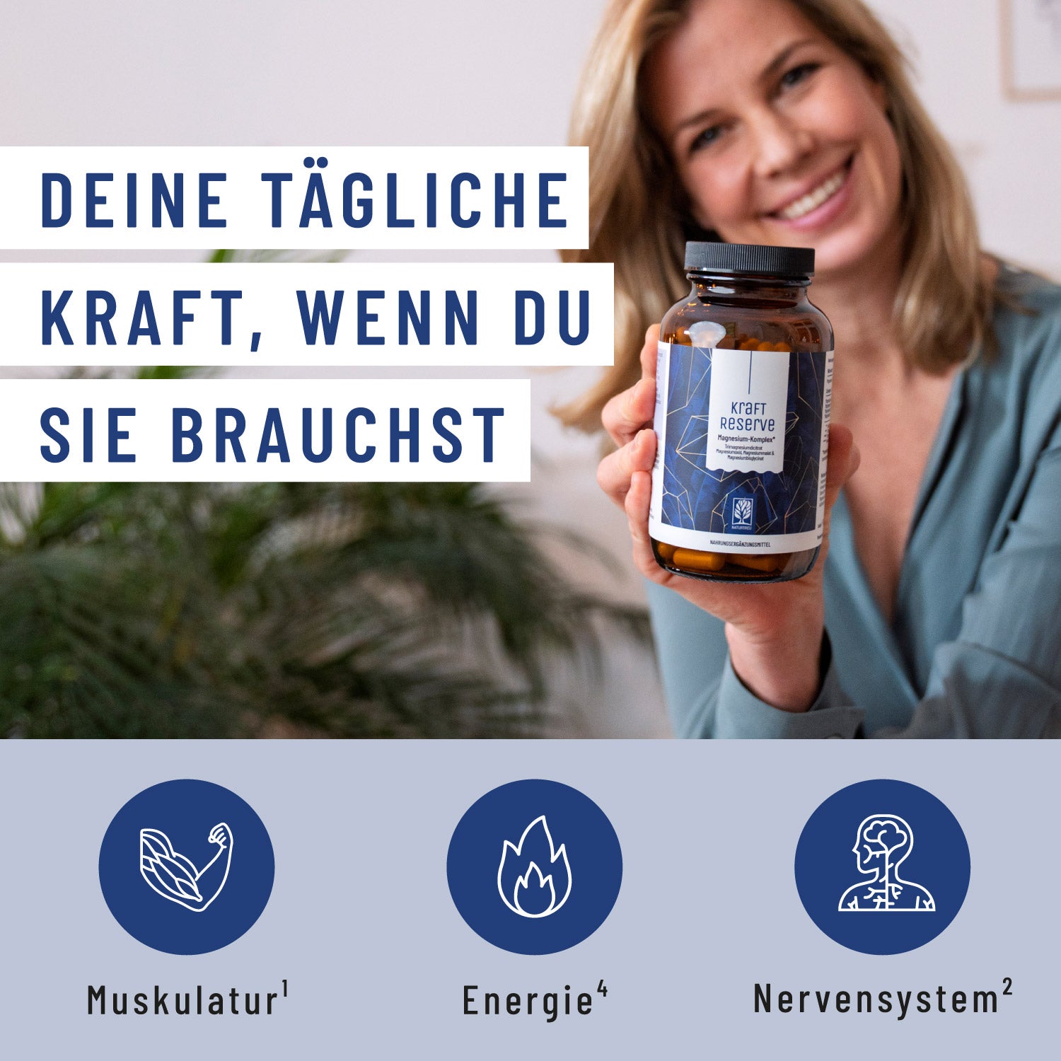 Kraftreserve Magnesium-komplex Hochwertige Wirkung