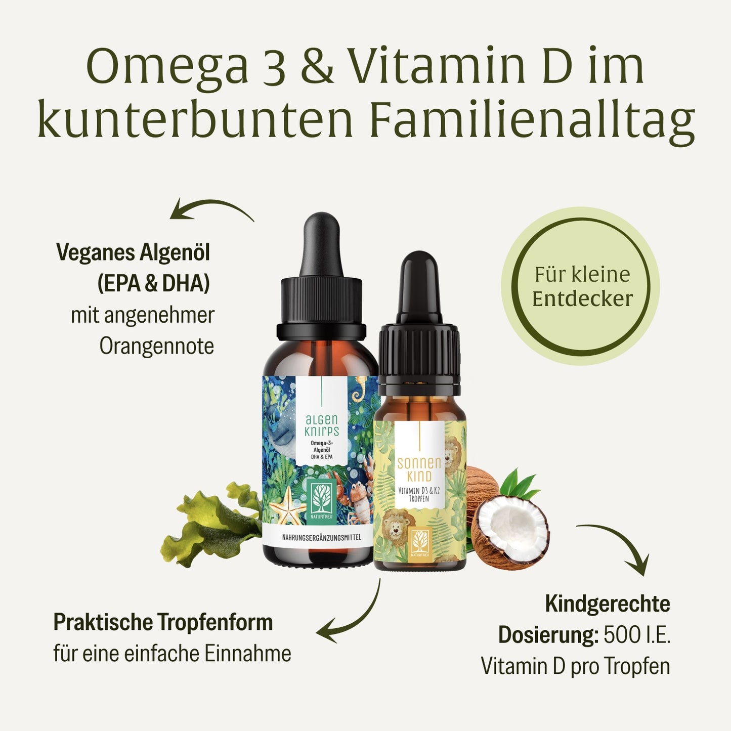 Kraftzwerge Sparpaket: Algenknirps & Sonnenkind