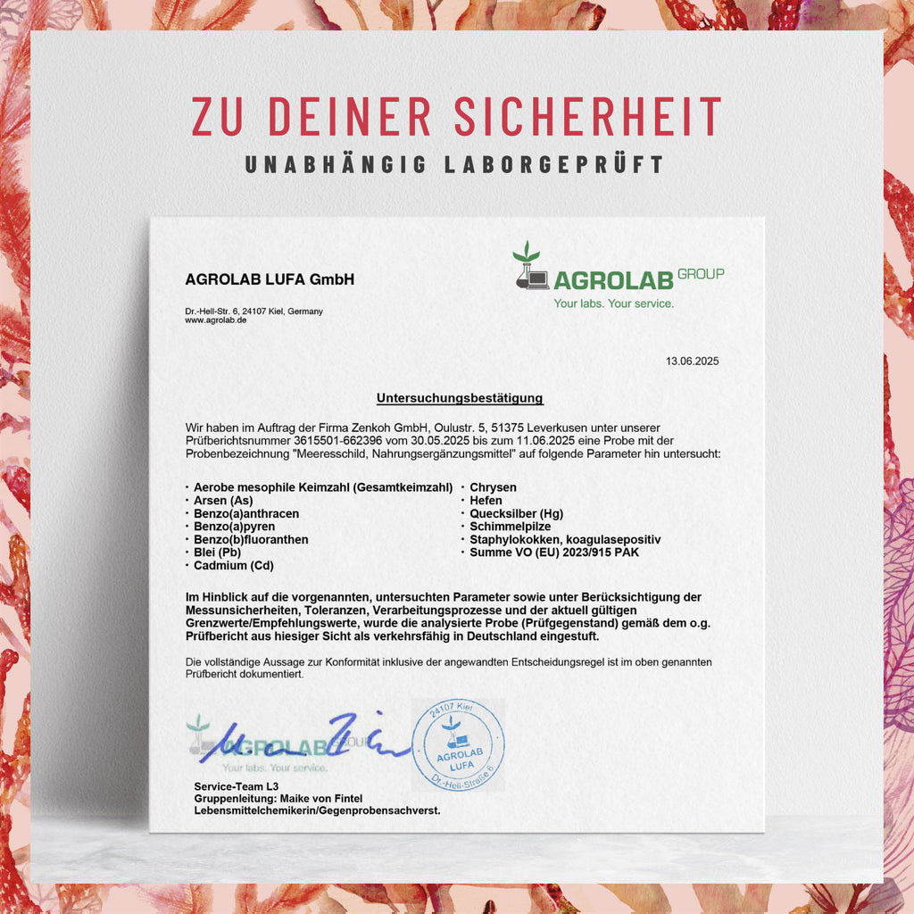 Meeresschild Astaxanthin-Tropfen Laborgeprueft 