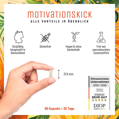 Motivationskick L-Tyrosin-Komplex Alle Vorteile