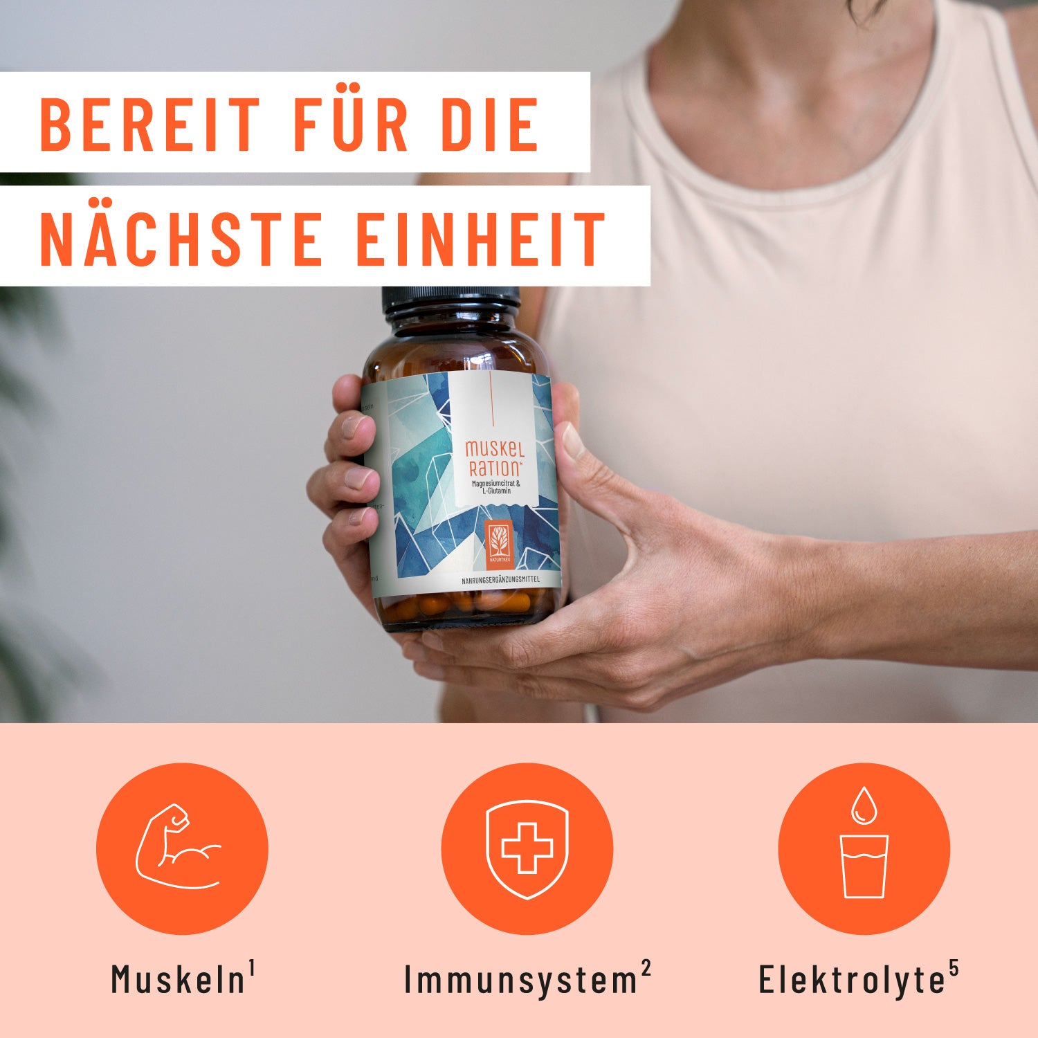 Muskelration Magnesiumcitrat L-Glutamin Onlineshop Wirkung