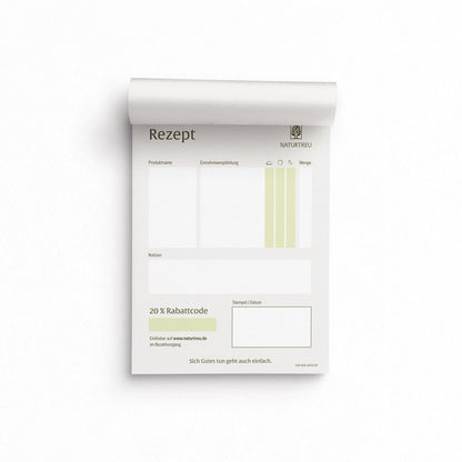 Naturtreu Rezeptblock