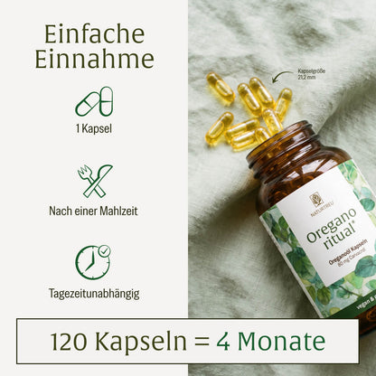 Oreganoritual: Oregano Öl Kapseln