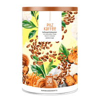 Pilzkaffee: Kaffeegetränkepulver mit Löwenmähne, Chaga, Reishi & Cordyceps