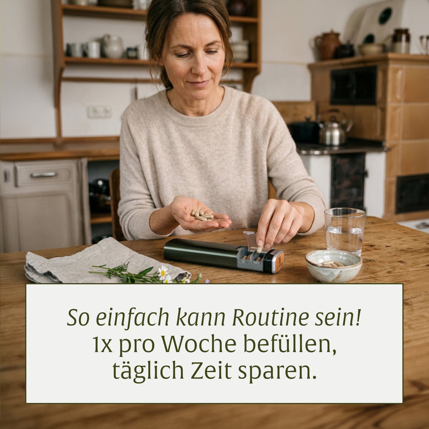 Routinebox Pillenbox Routine Zeit sparen