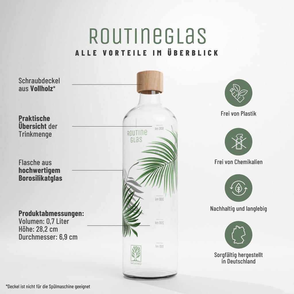 Routineglas Trinkflasche Alle Vorteile